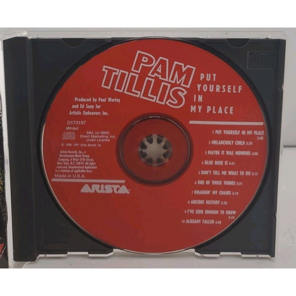 Put Yourself in My Place by Pam Tillis (CD, 1991, Arista)