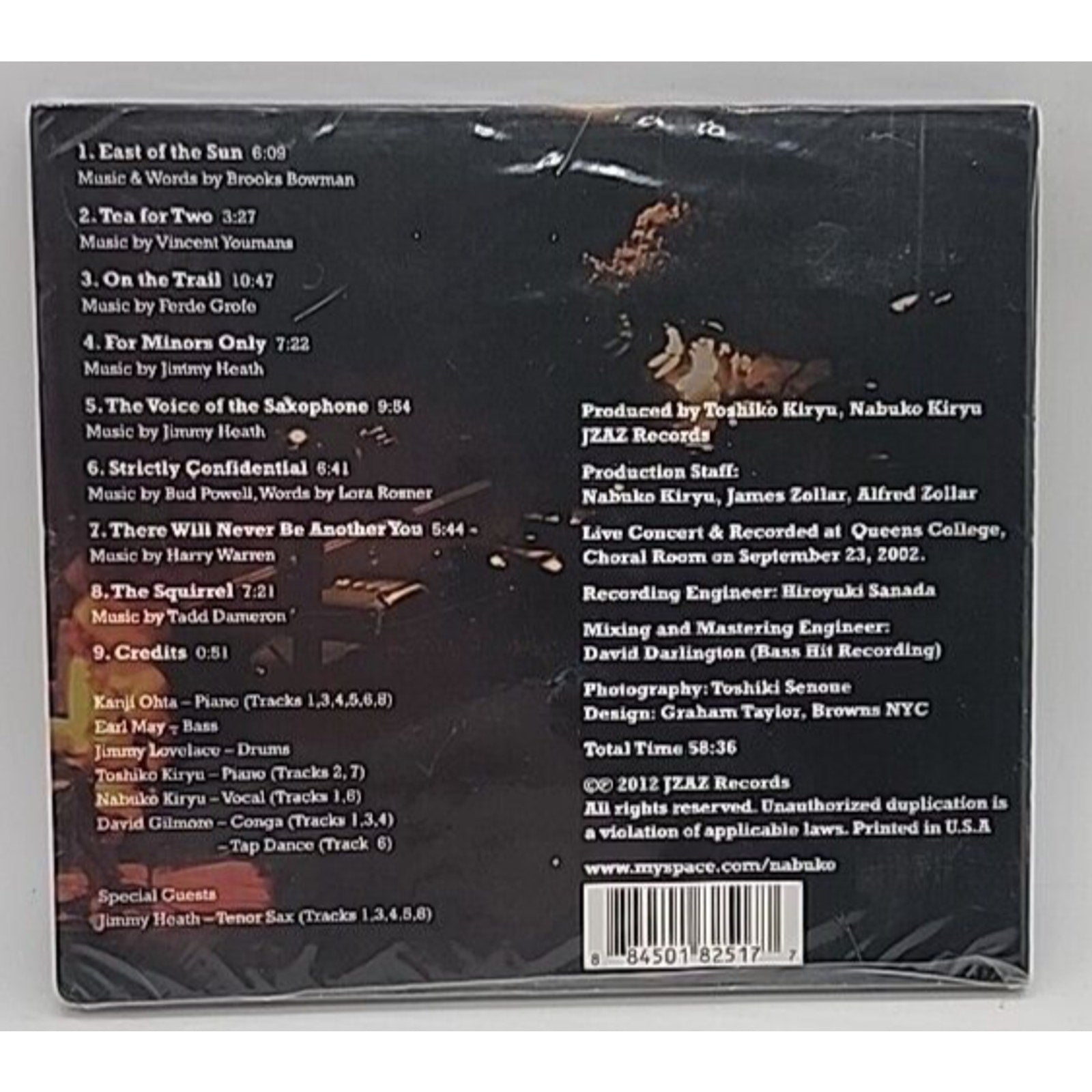 Our Jazz Family by The Jazz Family (CD, 2012) *Brand New*