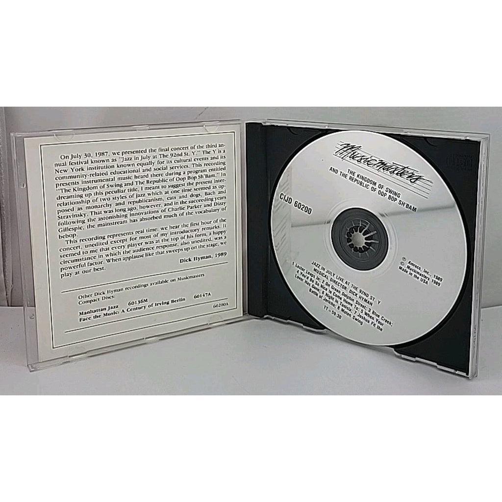 The Kingdom of Swing & The Republic of Oop Bop Sh'bam by Dick Hyman (CD,...