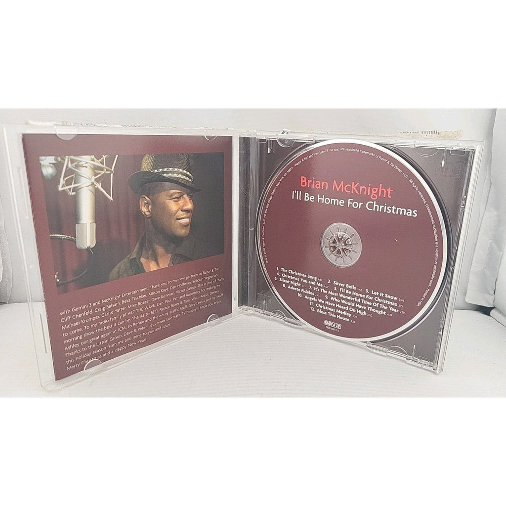 I'll Be Home for Christmas by Brian McKnight (CD, 2008) *Signed*