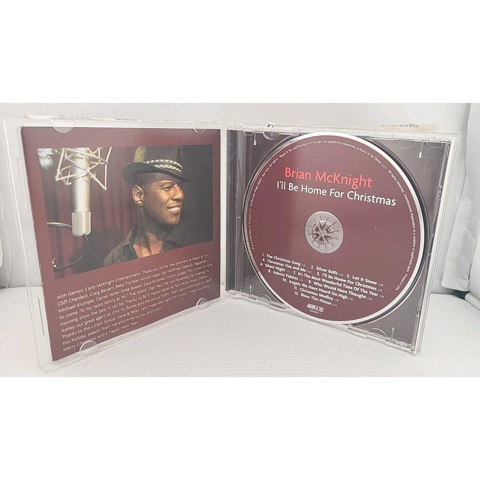 I'll Be Home for Christmas by Brian McKnight (CD, 2008) *Signed*