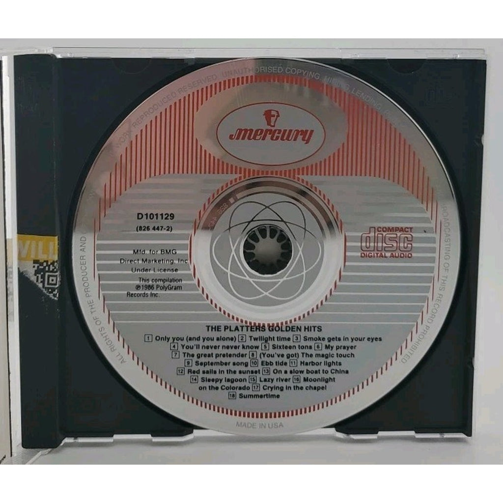 Golden Hits by The Platters (CD, 1990)