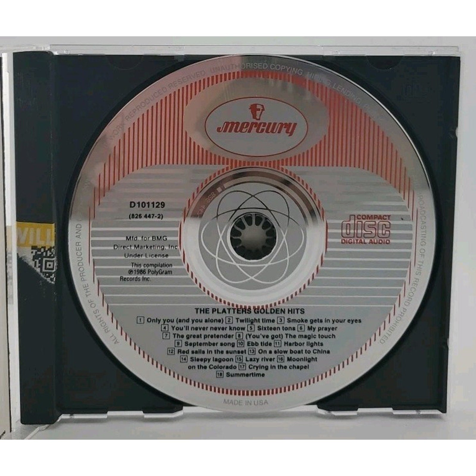 Golden Hits by The Platters (CD, 1990)