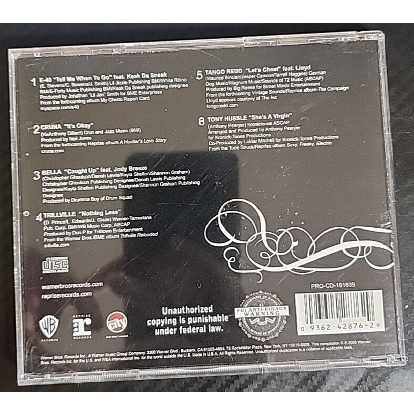 Warner Brother Records 2006 The Progression Of Urban Music CD