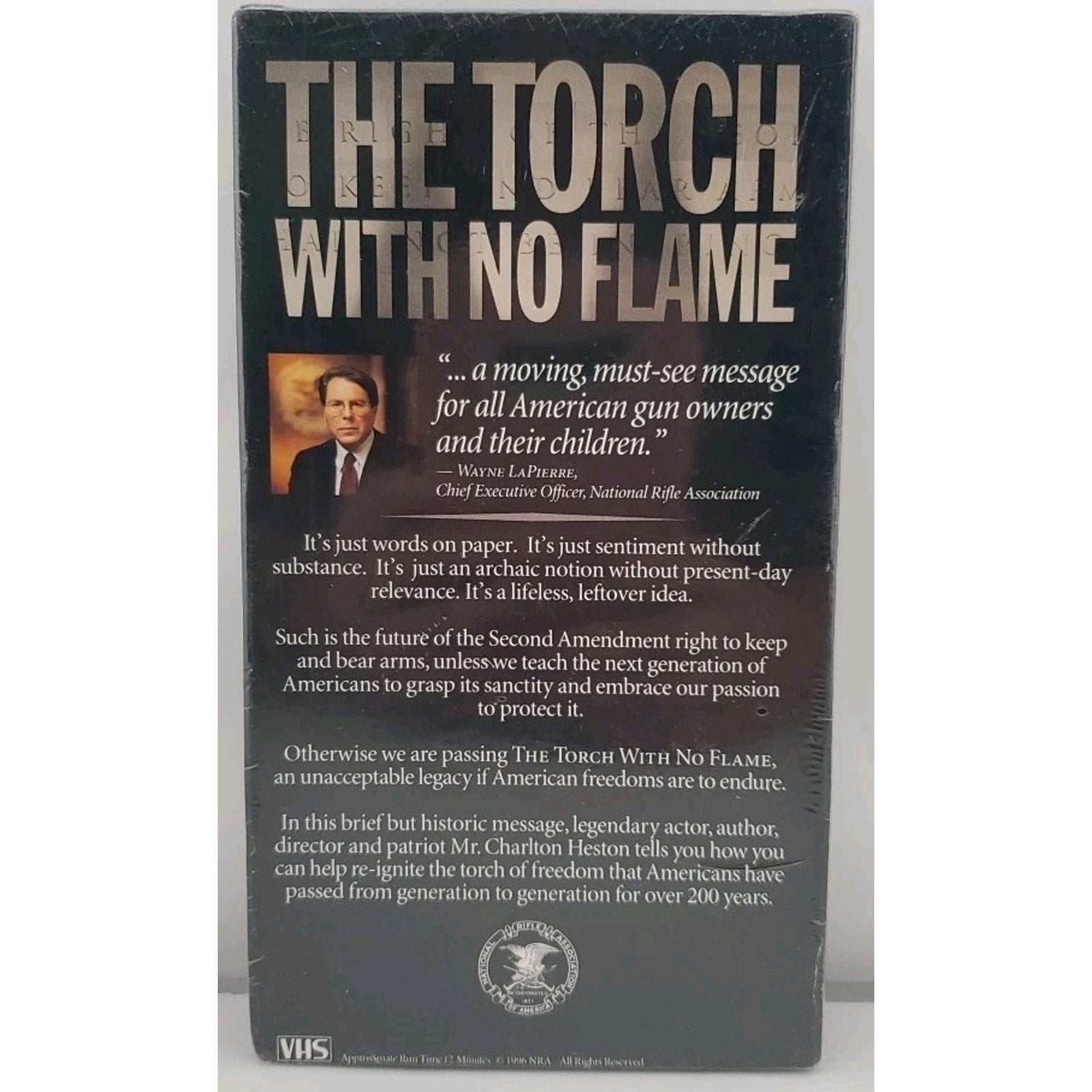 The Torch With No Flame (1996, VHS) *Brand New*