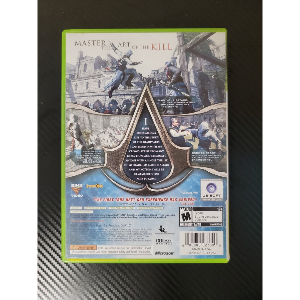 Assassin's Creed (Microsoft Xbox 360, 2007)