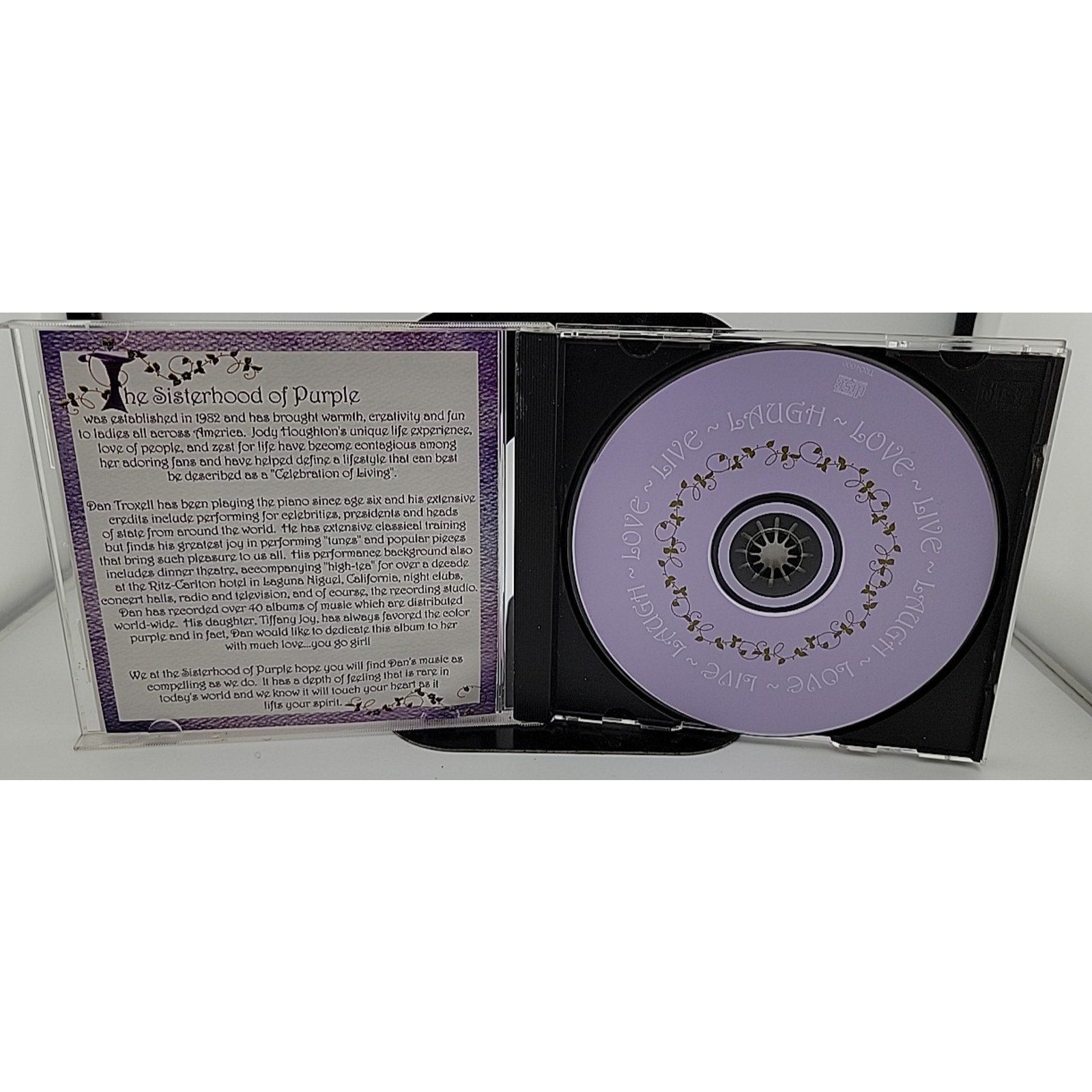 Live Laugh Love Pianist Dan Troxell CD
