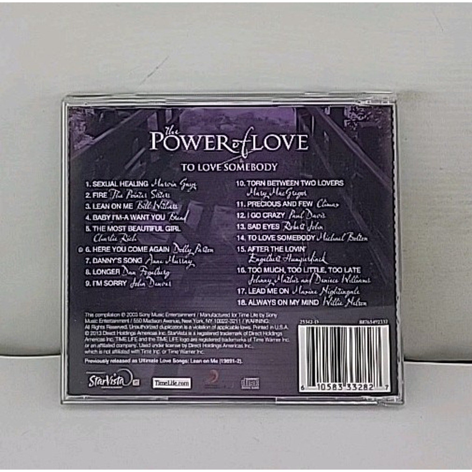 The Power Of Love - To Love Somebody - Slow Rock CD