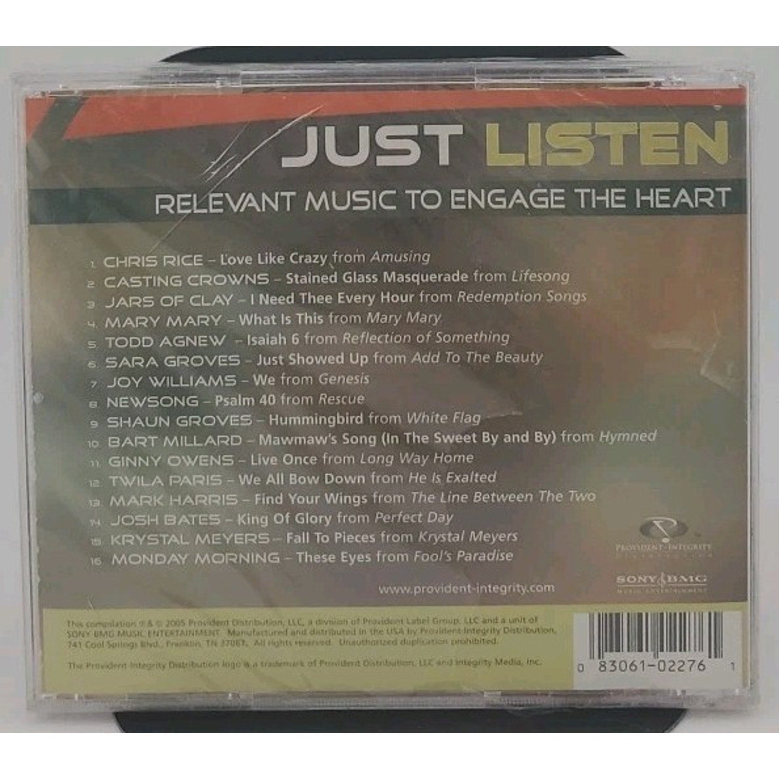 Various Artists - Just Listen: Relevant Music To Engage The Heart (CD) *New*