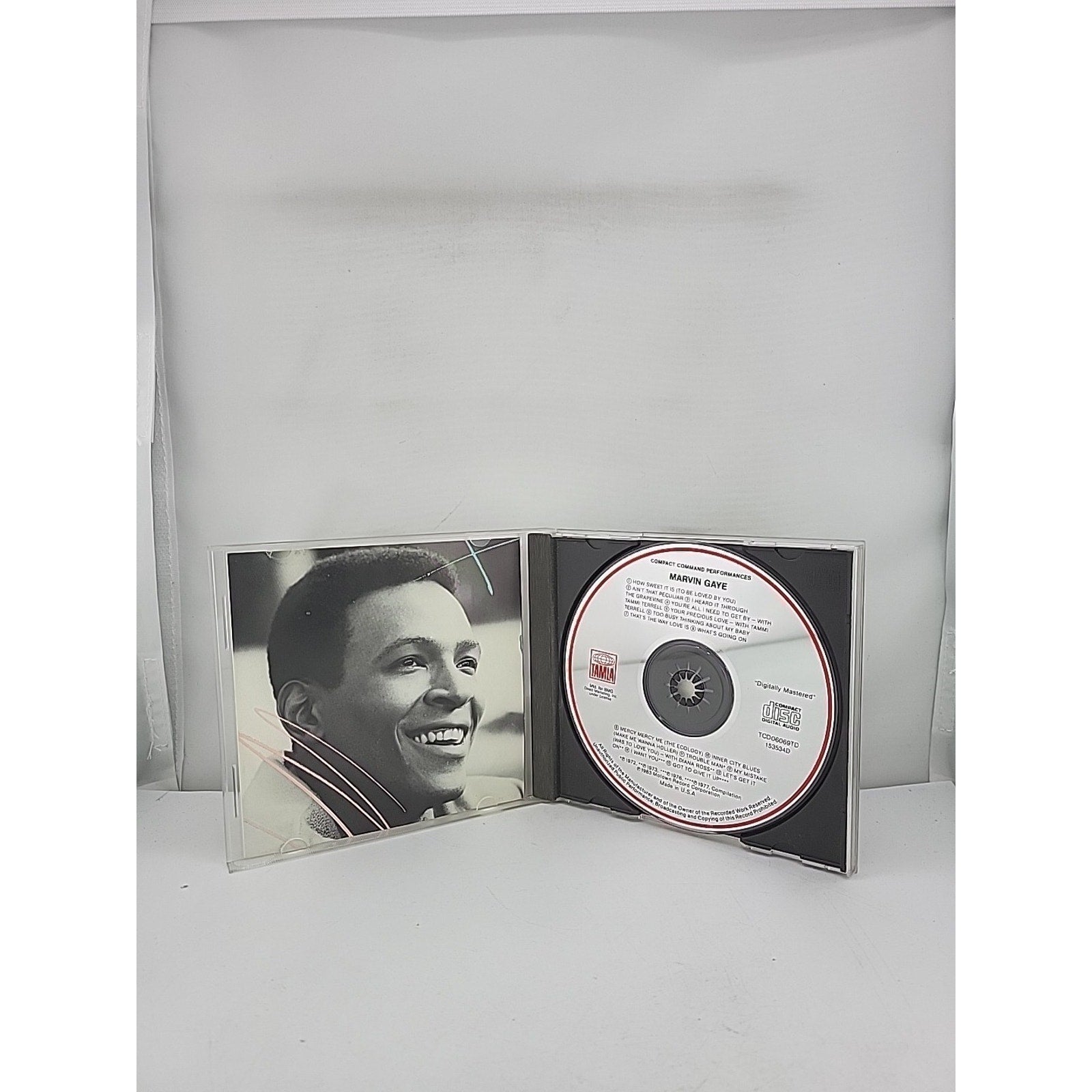 Compact Command Performances: 15 Greatest Hits by Marvin Gaye (CD, Motown)
