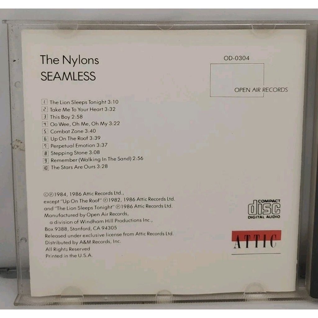 Seamless by The Nylons (CD, Windham Hill Records)