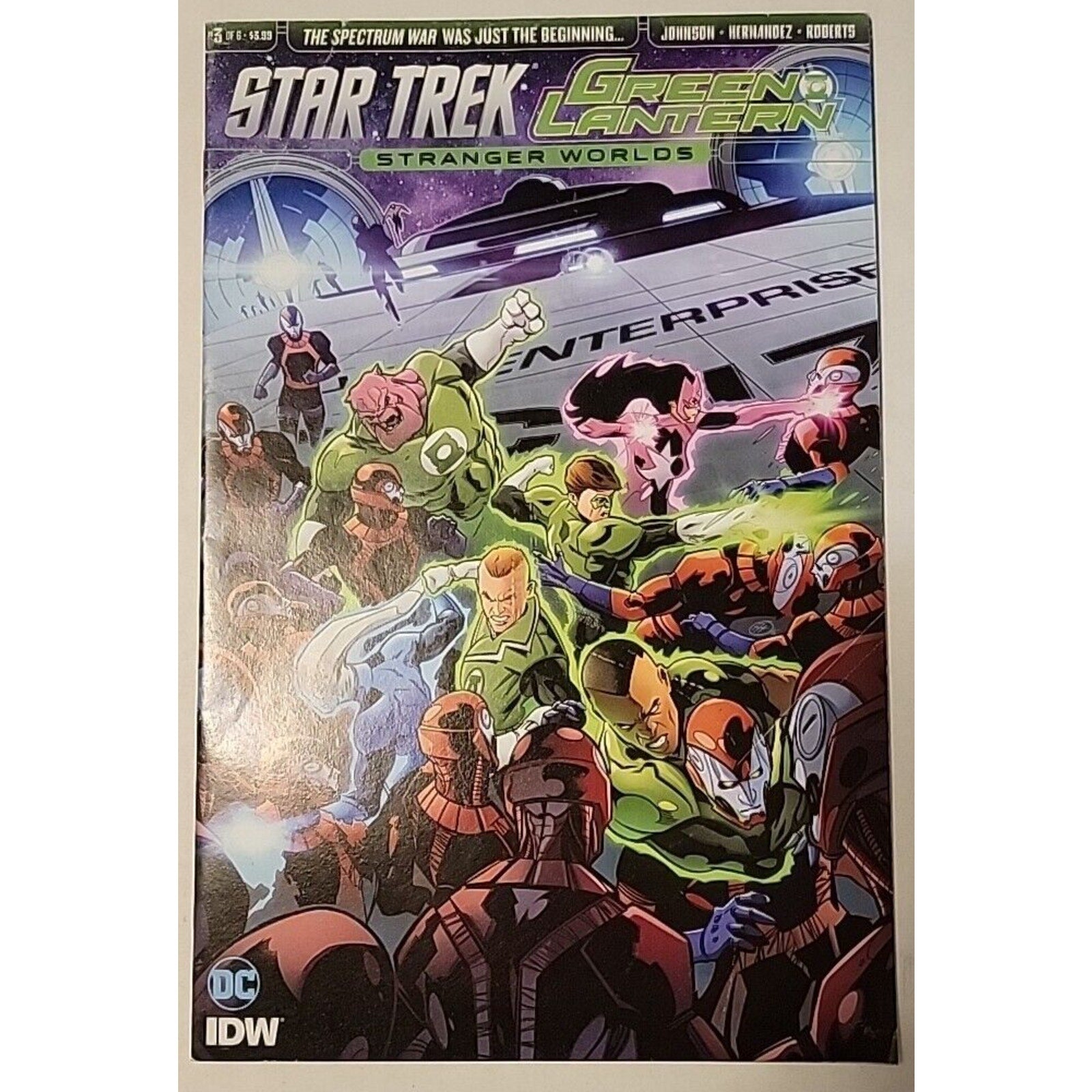 Star Trek Green Lantern Stranger Worlds #3 IDW DC Comic 2017