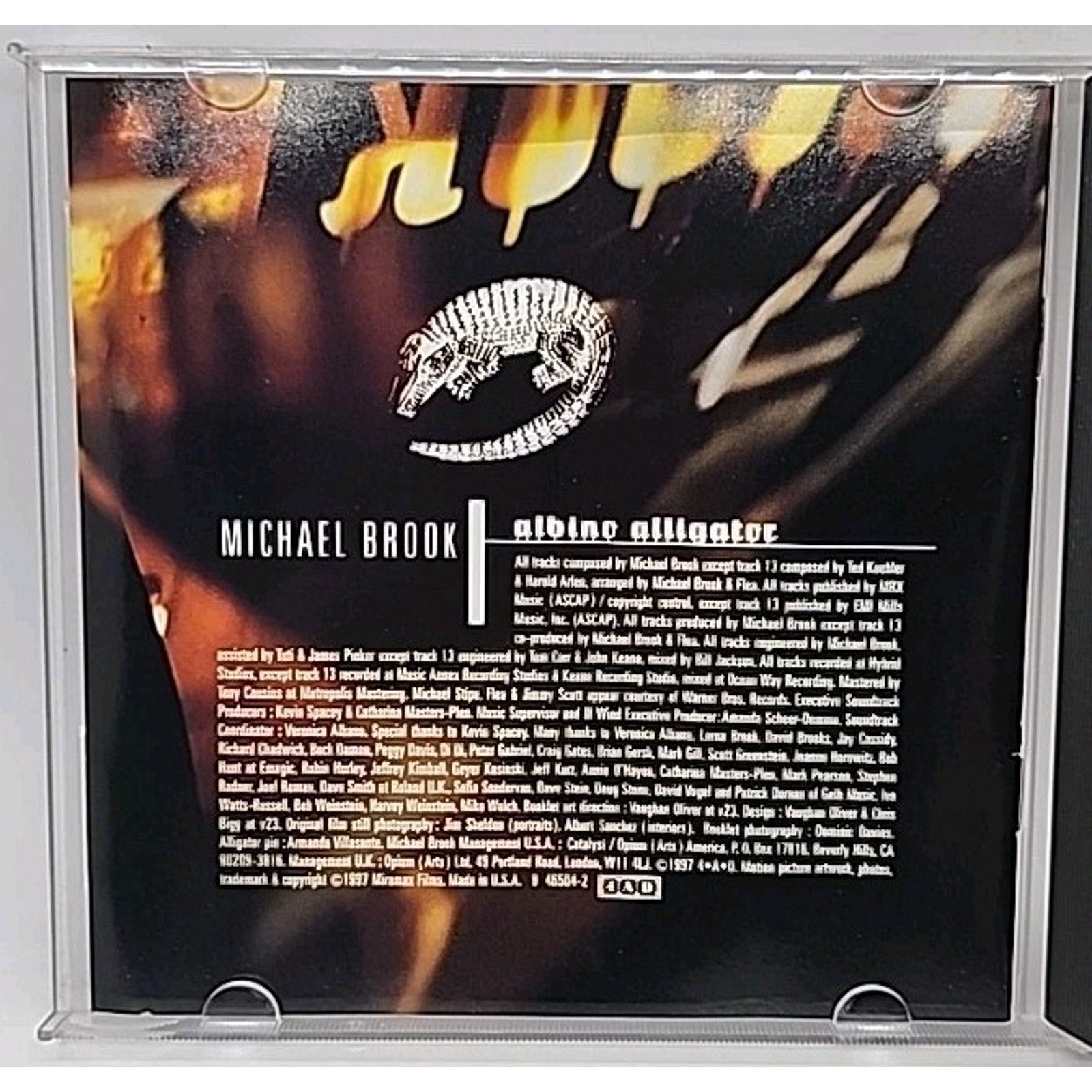 Michael Brook CD Albino Alligator Soundtrack