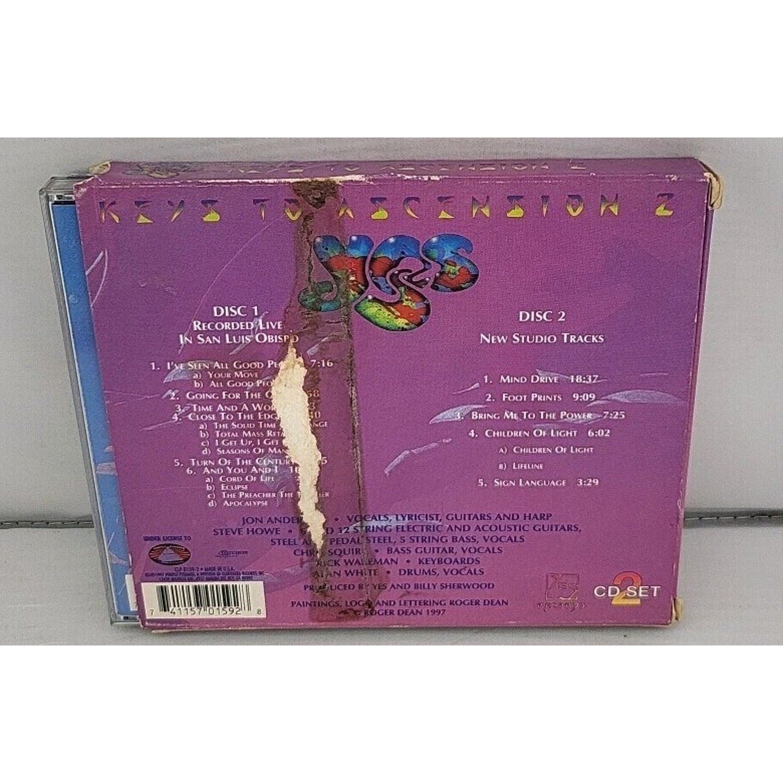 Keys to Ascension 2 by Yes (CD, 1997) 2 Disc