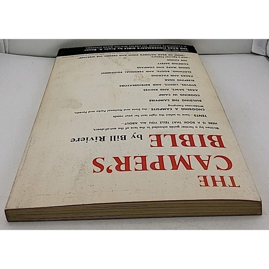 Camper's Bible by Bill Riviere (1970, Trade Paperback)