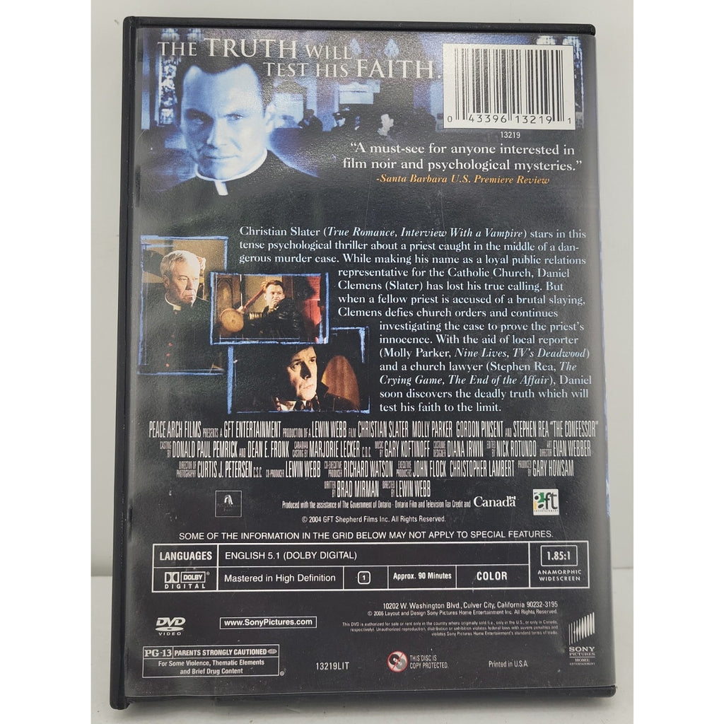 The Confessor DVD Movie 2004 Catholic Religion Priest Murder Church Spiritual