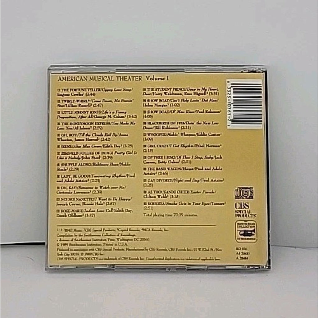 American Musical Theatre: Shows, Songs and Stars, Vol. 1 by Various Artists (CD,