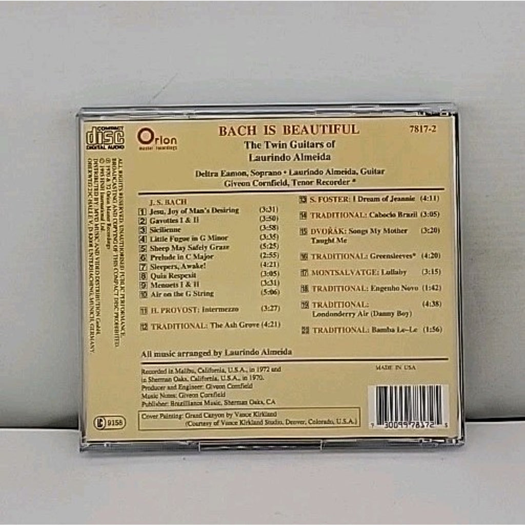 Bach Is Beautiful - The Twin Guitars Of Laurindo Almeida CD