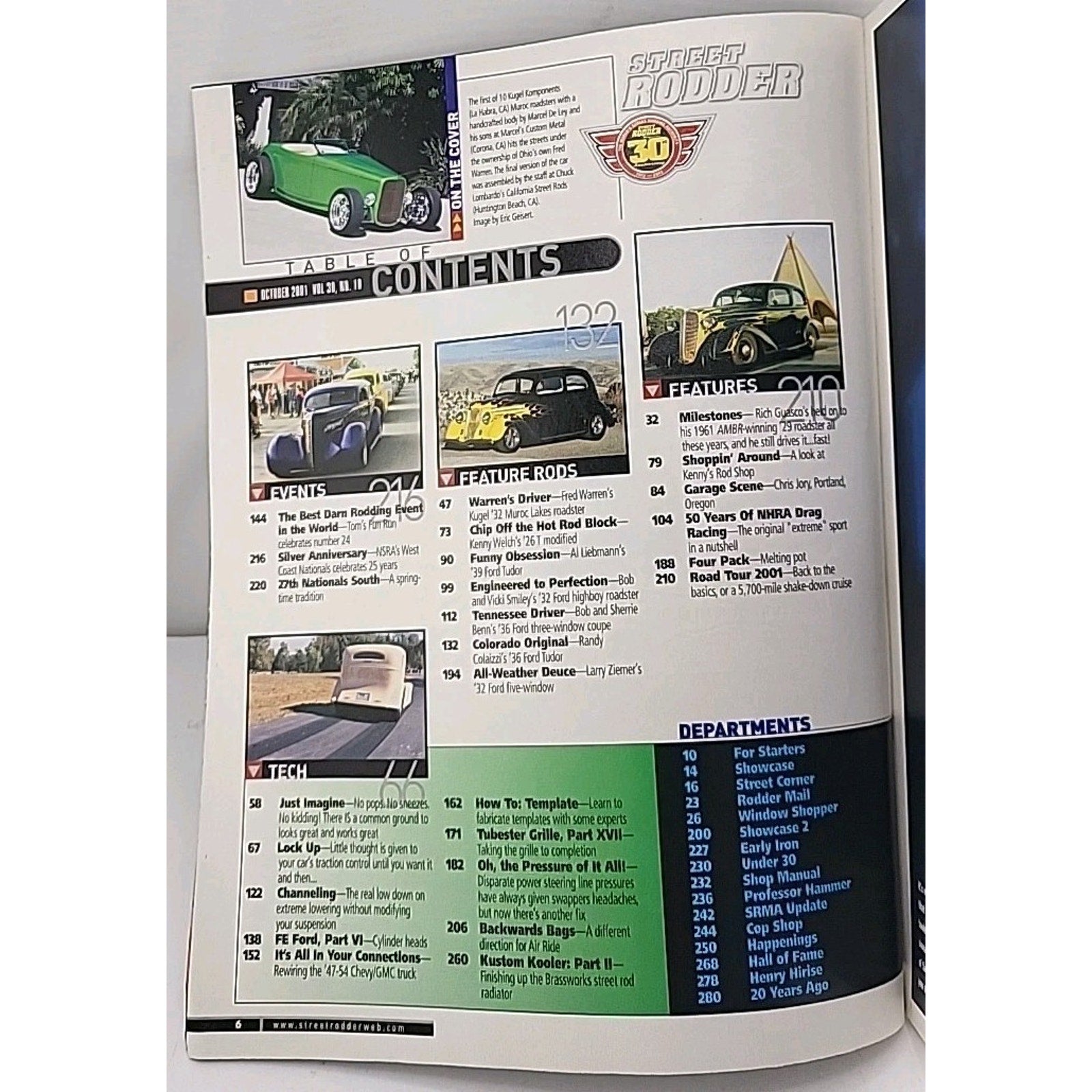 Street Rodder Magazine - October 2001 - Vol. 30 No. 10