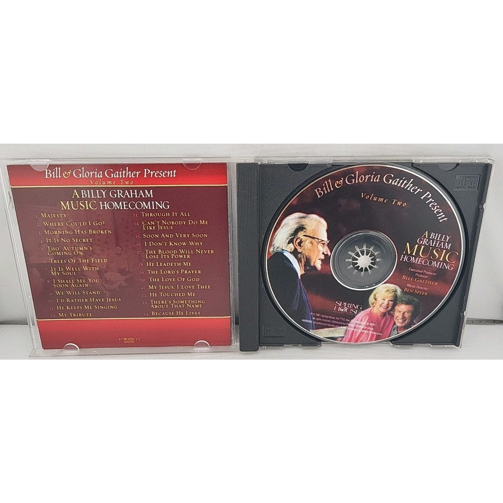 A Billy Graham Music Homecoming, Vol. 2 by Bill & Gloria Gaither (CD, 2001)