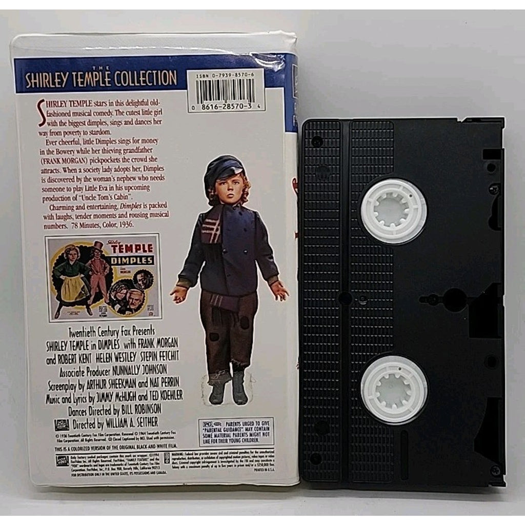 Dimples (VHS, 1994, Colorized Clamshell)