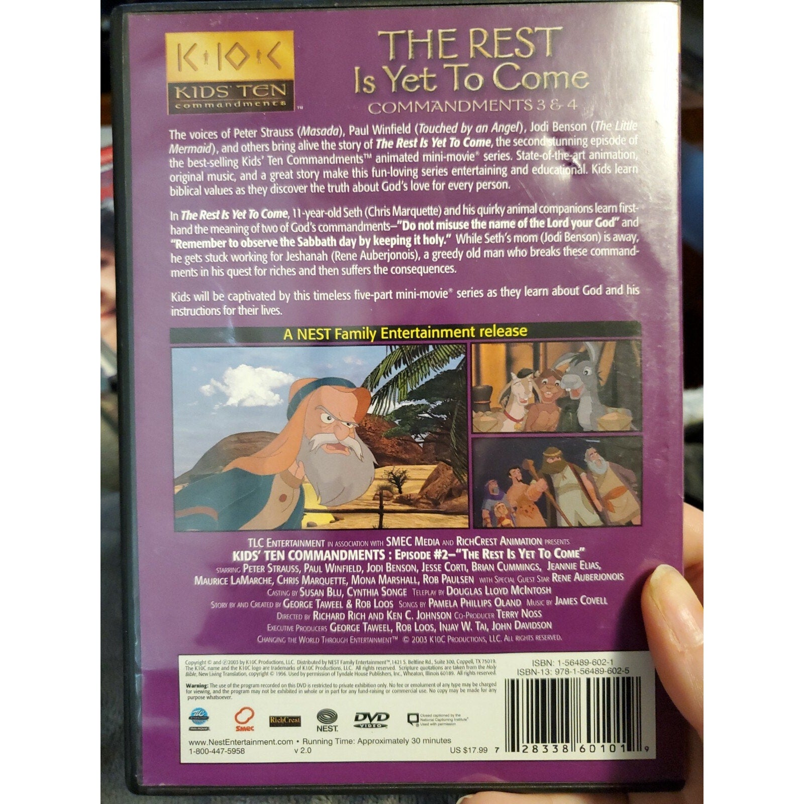 THE REST IS YET TO COME COMMANDMENTS 3 & 4 DVD