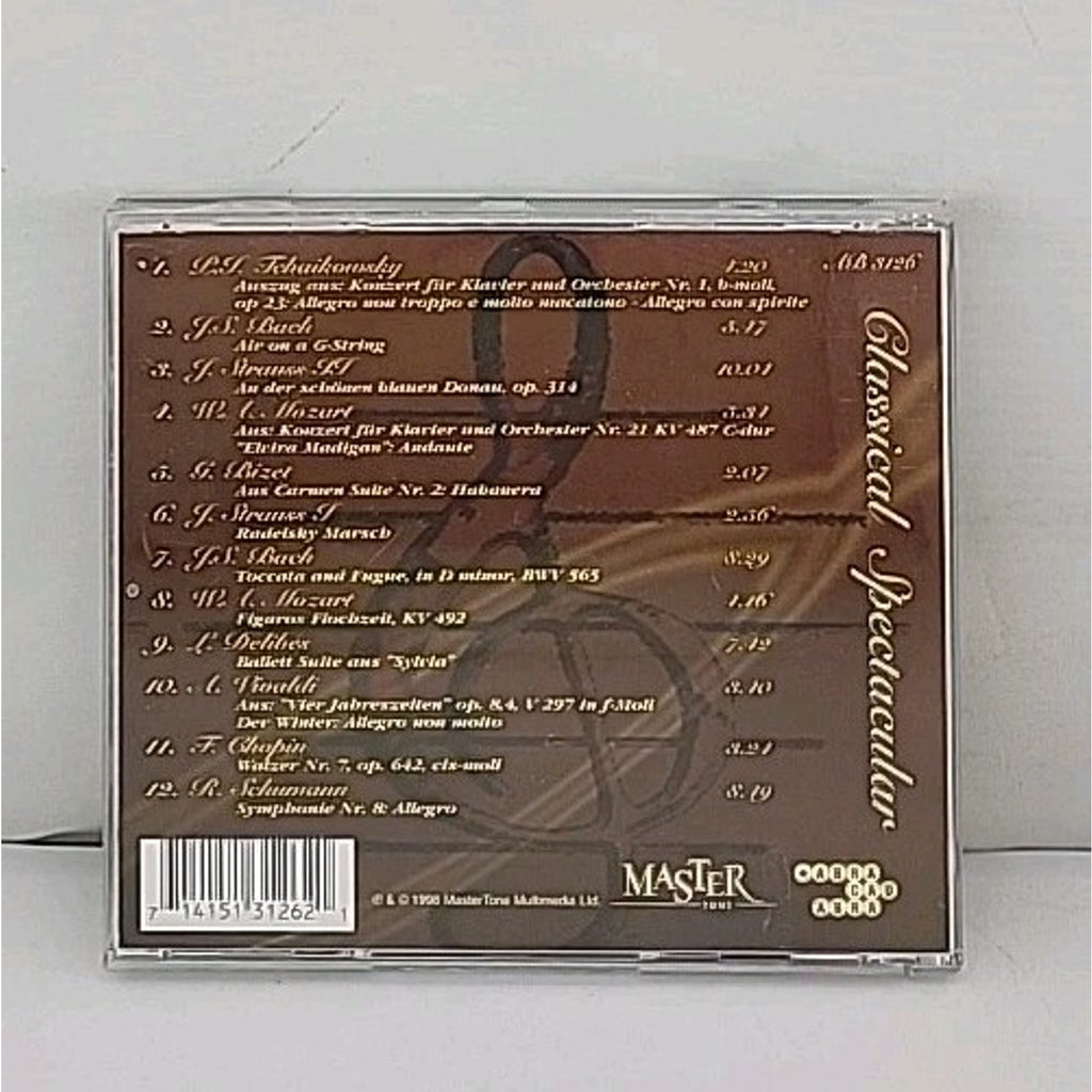 Classical Spectacular By Tchaikowsky, Bach, Mozart, Strauss, Vivaldi CD