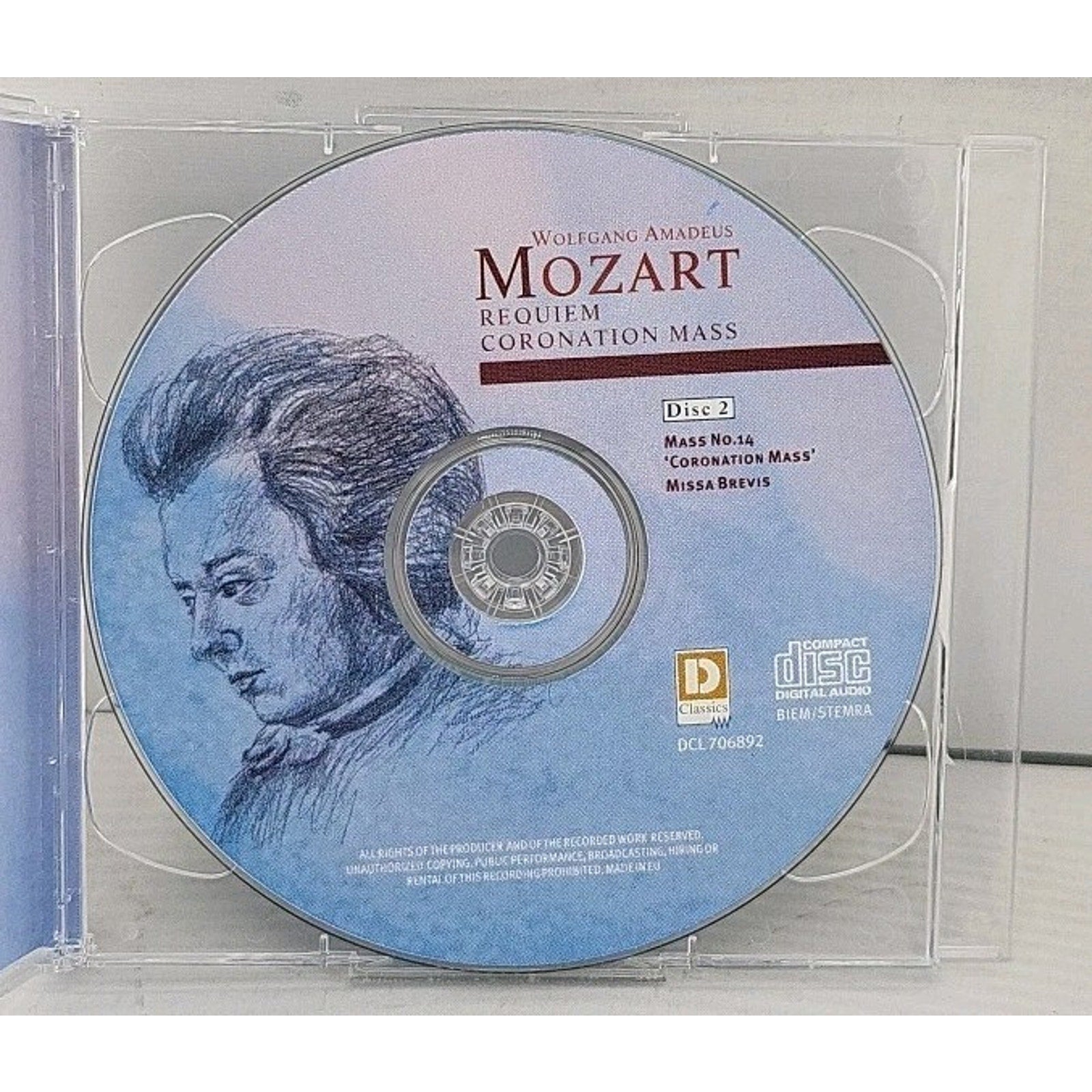Wolfgang Amadeus Mozart Requiem Coronation Mass (CD)