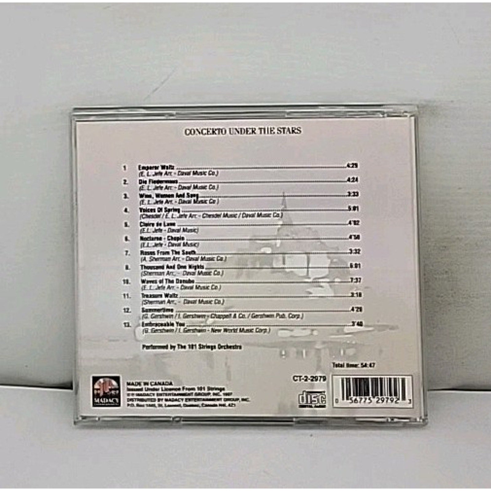 Classical Treasures: Concerto Under The Stars (Classical Music Audio CD)