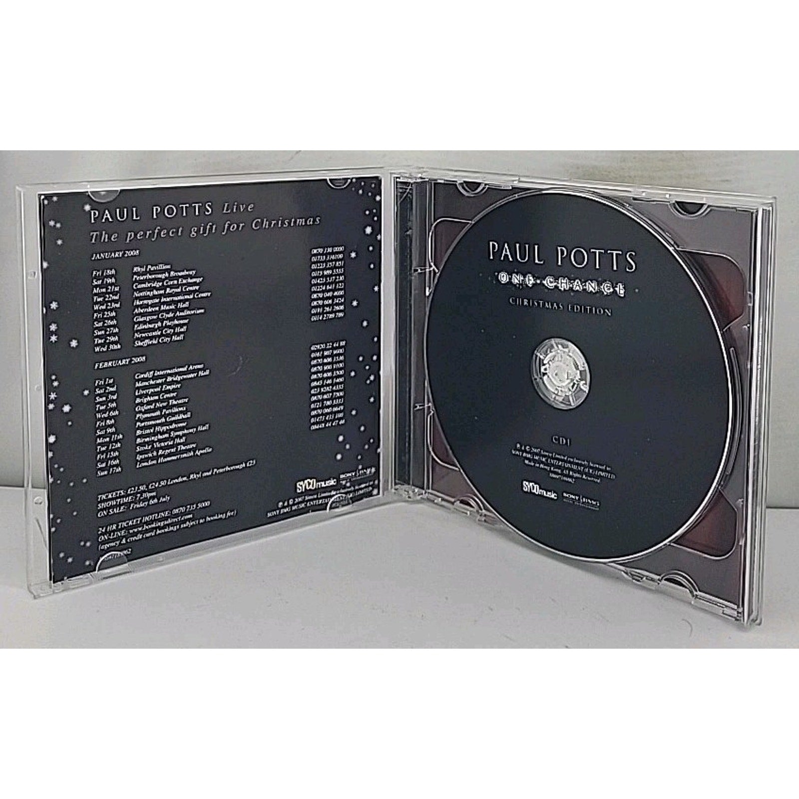 One Chance-Christmas Edition by Paul Potts (CD, 2007)