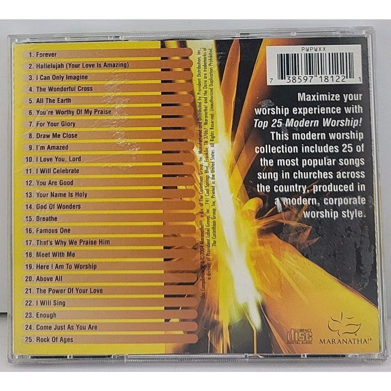Top Modern 25 Worships by Various (CD, 2004)