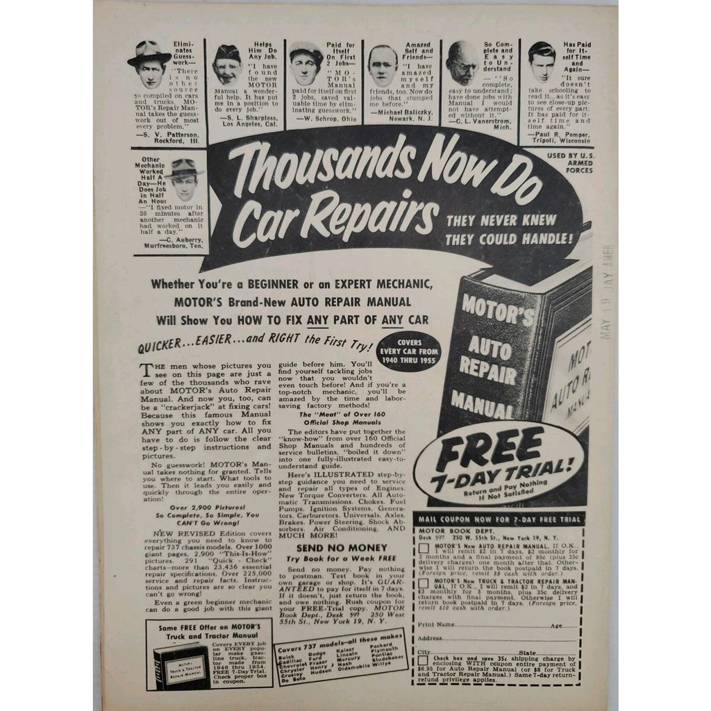 Speed Mechanics Magazine June-July 1955