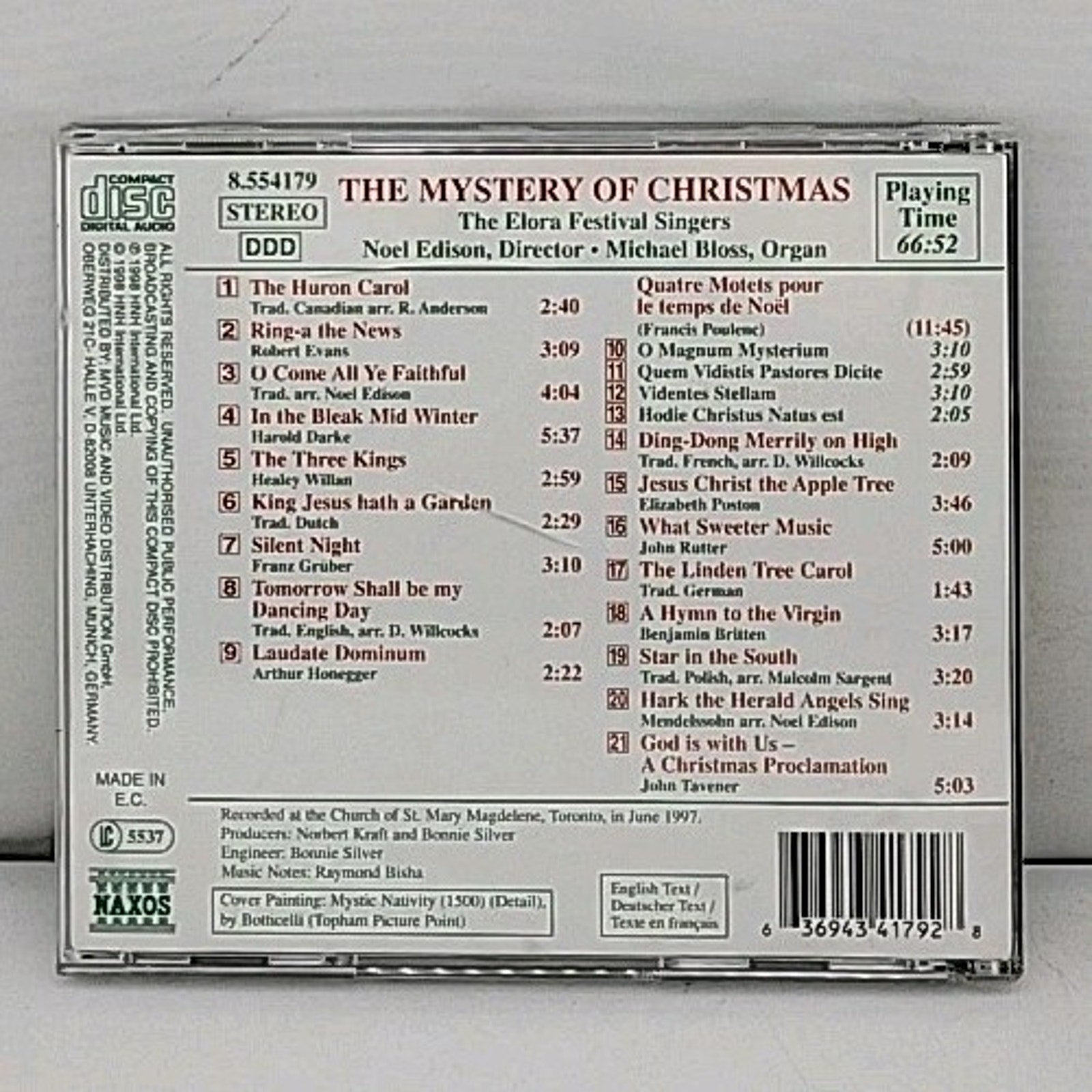 Mystery of Christmas by Various (CD, 1998)