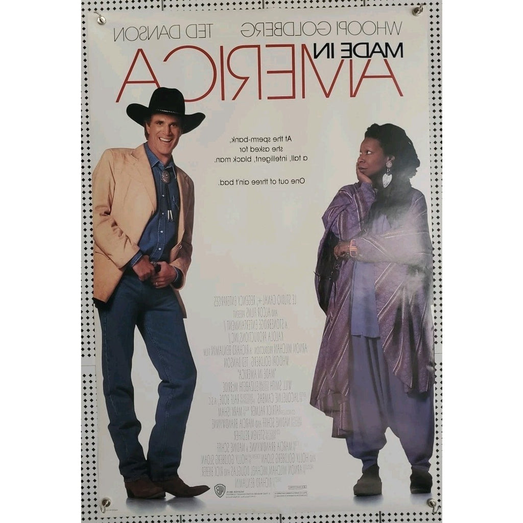 Made In America Movie Poster Double~Sided Original 27x40 Whoopi Goldberg 1993