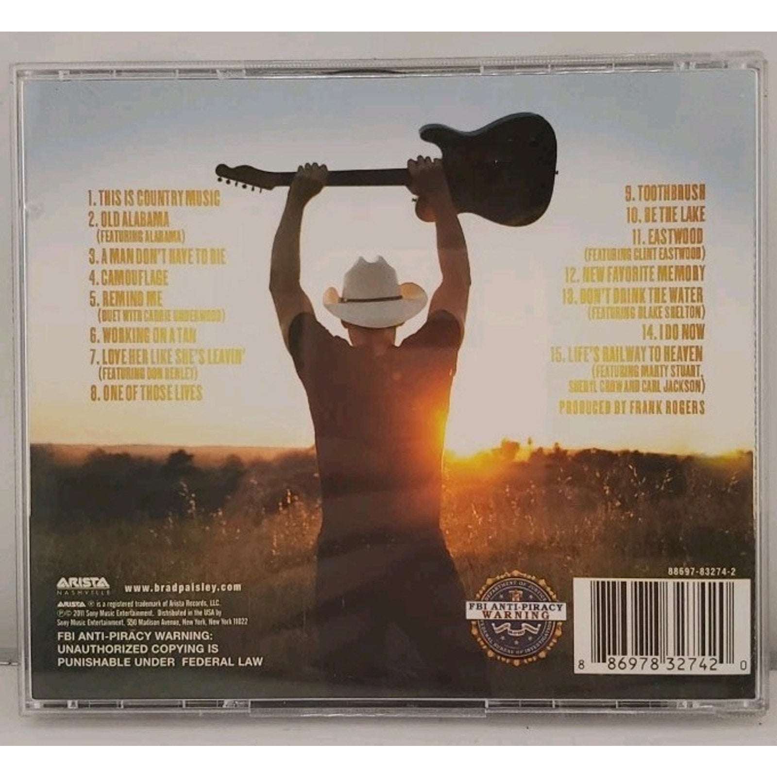 This Is Country Music by Brad Paisley (CD, 2011) W/ Book Advert