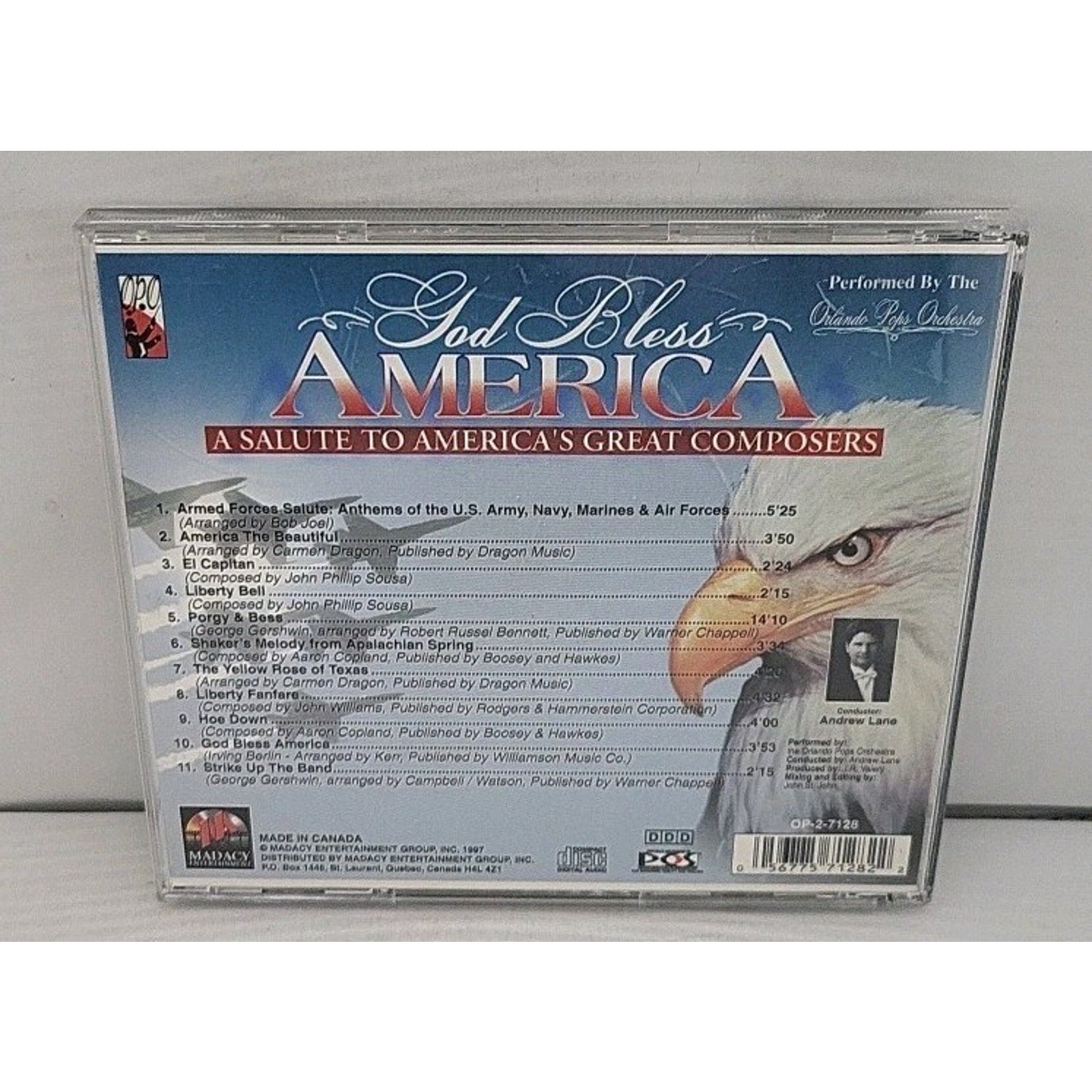 God Bless America a Salute to by Orlando Pops Orchestra (CD, 1997)