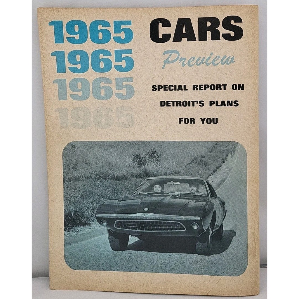 1965 Car Previews Magazine - Keith Thorpe -