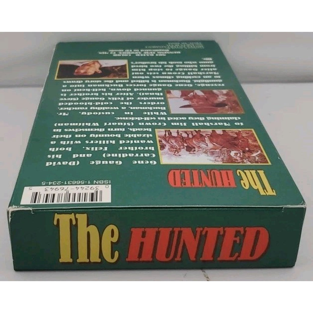 The Hunted (VHS) Starring Stuart Whitman & David Carradine