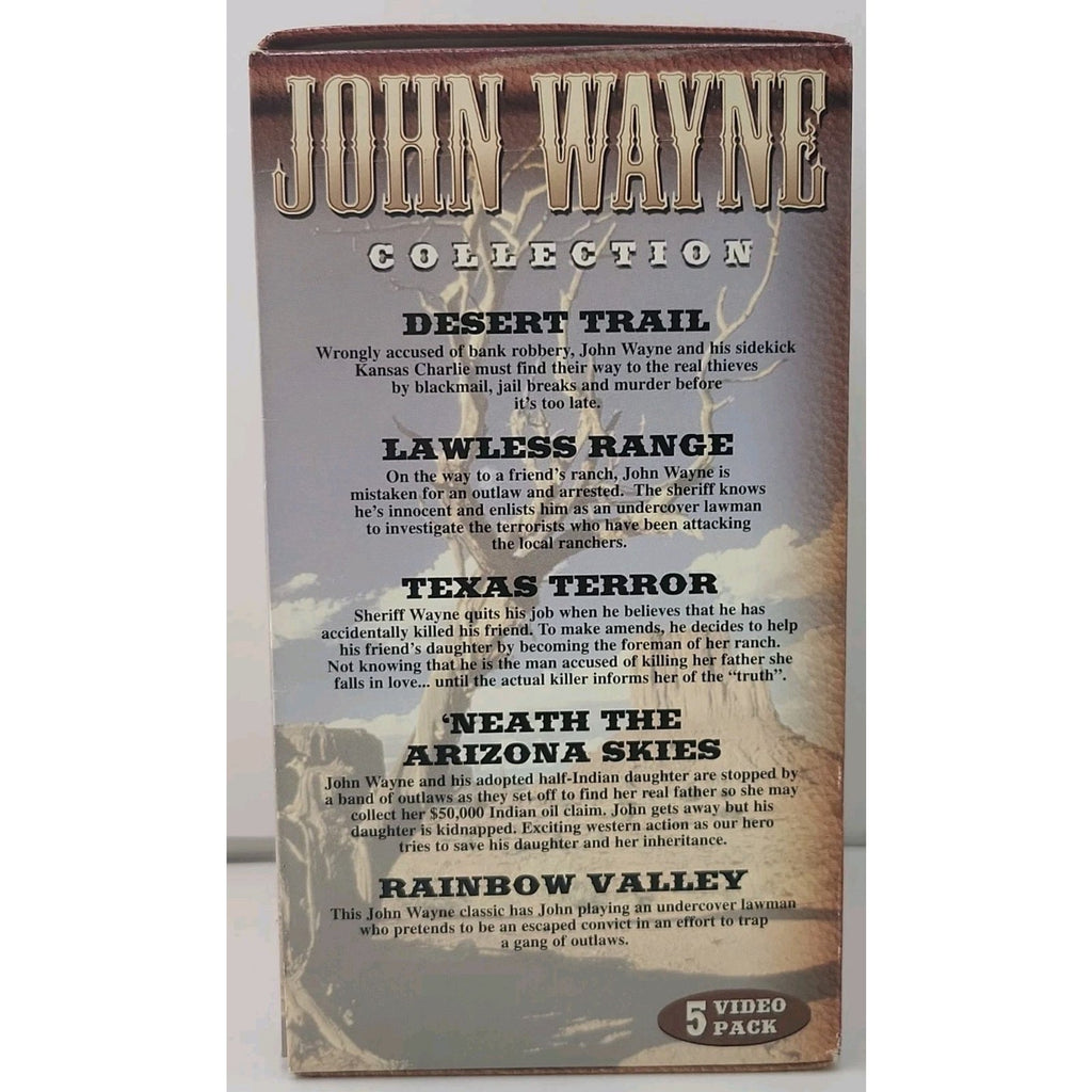 John Wayne Collection - 5 Pack (VHS/EP, 1997)