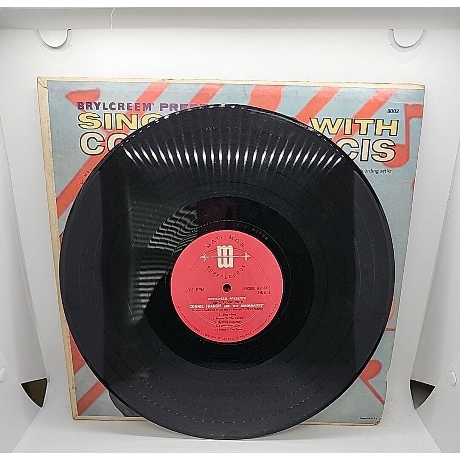 Brylcreem Presents- Sing Along with Connie Francis and the Jordanaires (Record)