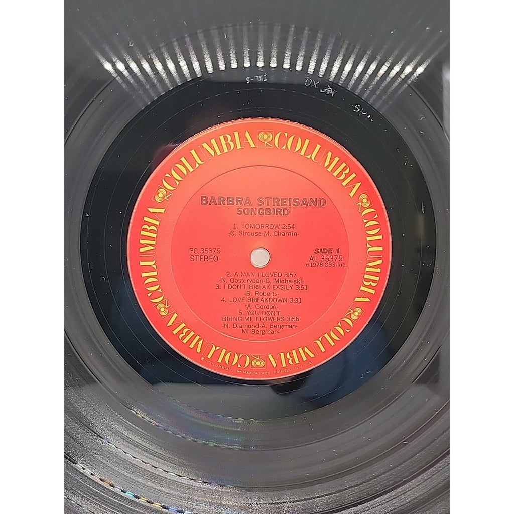 Barbra Streisand "Songbird" 1978 Columbia (Record)