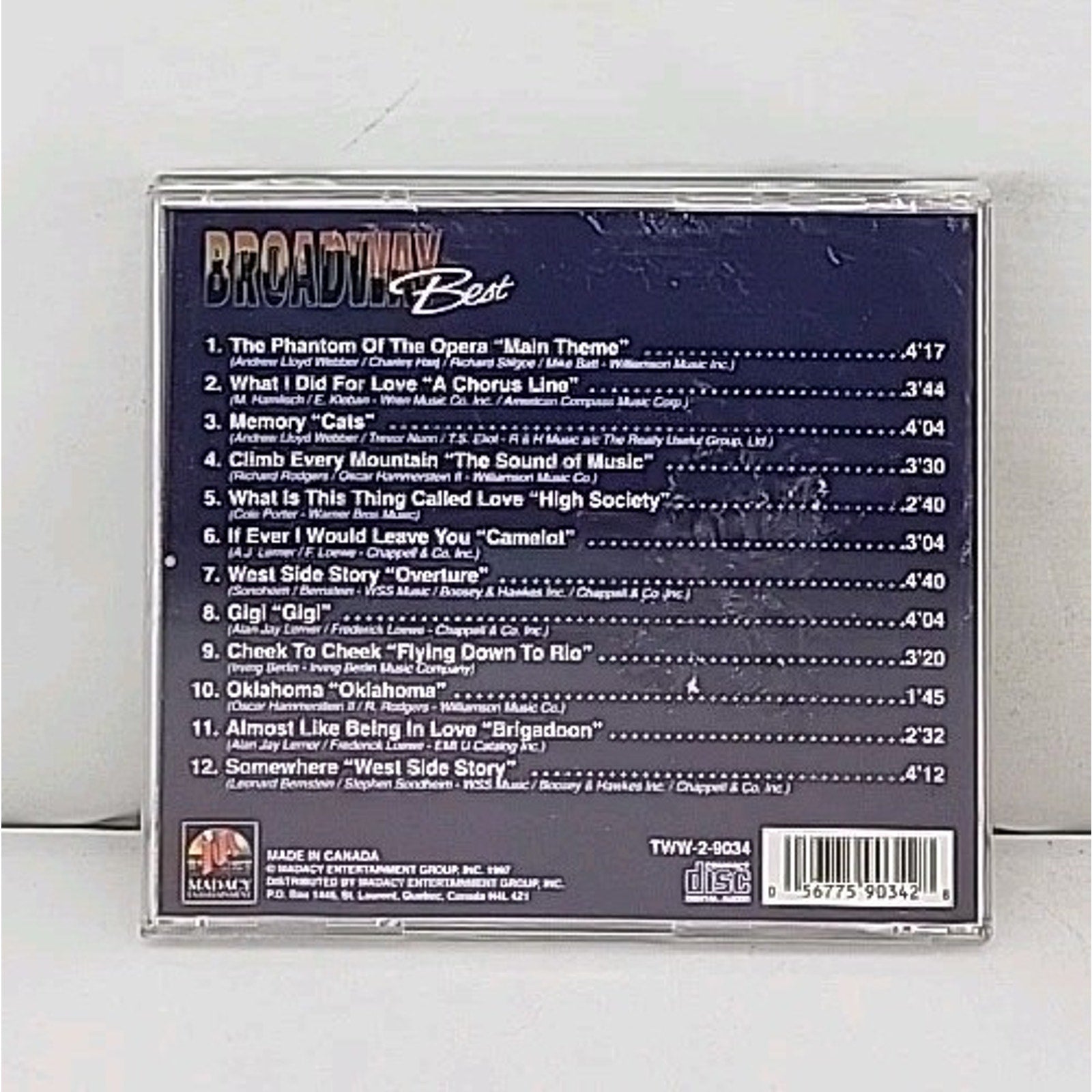 Broadway Best CD