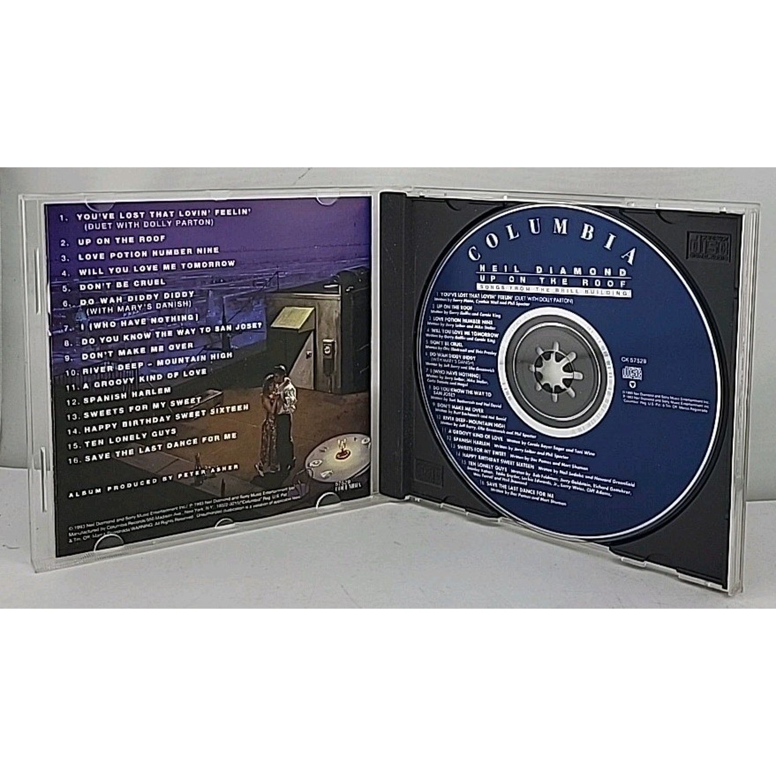 Up on the Roof-Songs from the by Neil Diamond (CD, 1993)
