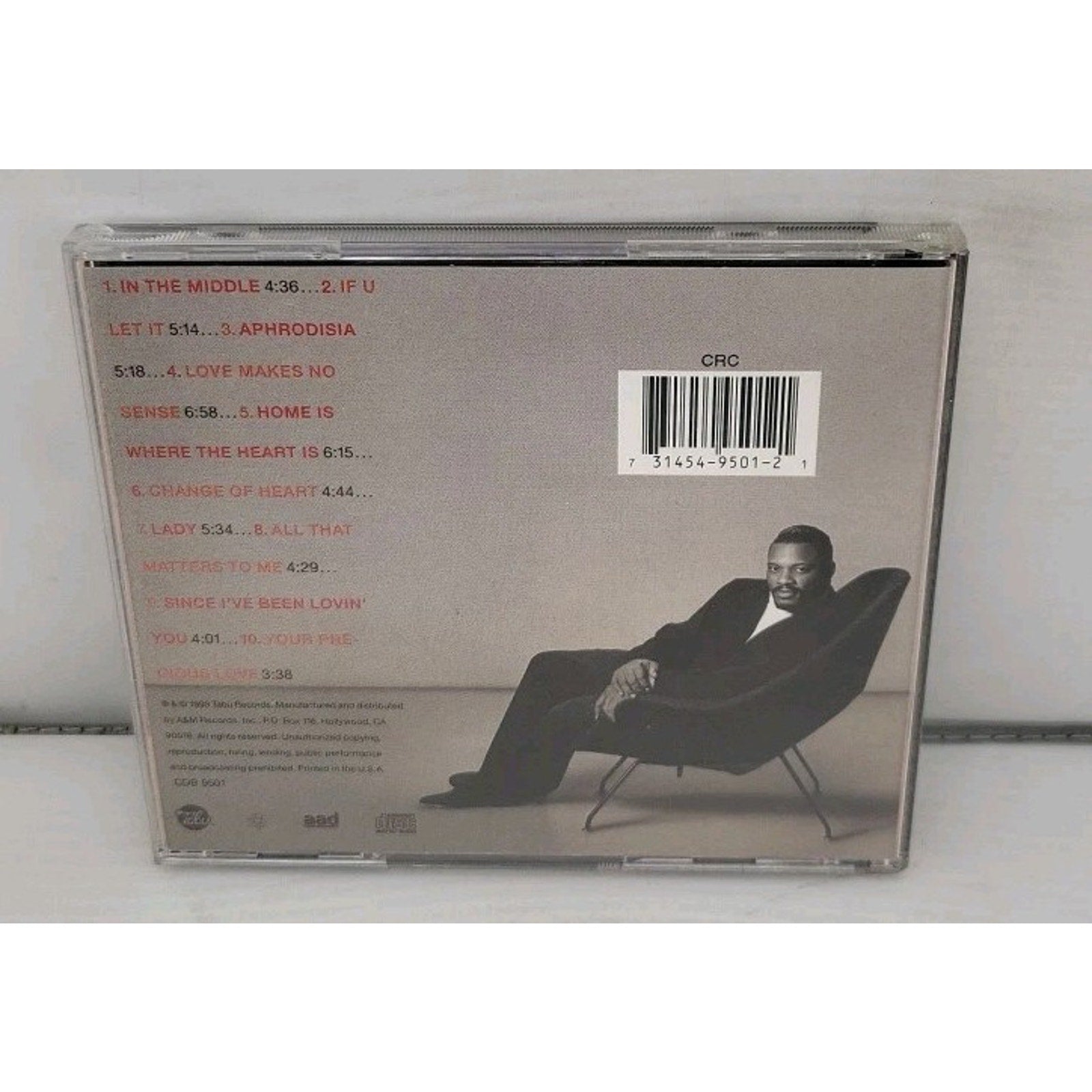 Love Makes No Sense by Alexander O'Neal (CD, Feb-1993, Tabu (USA))