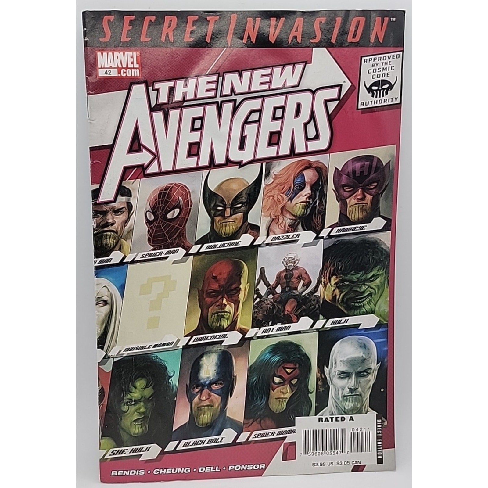The New Avengers #42 (Marvel Comics August 2008)