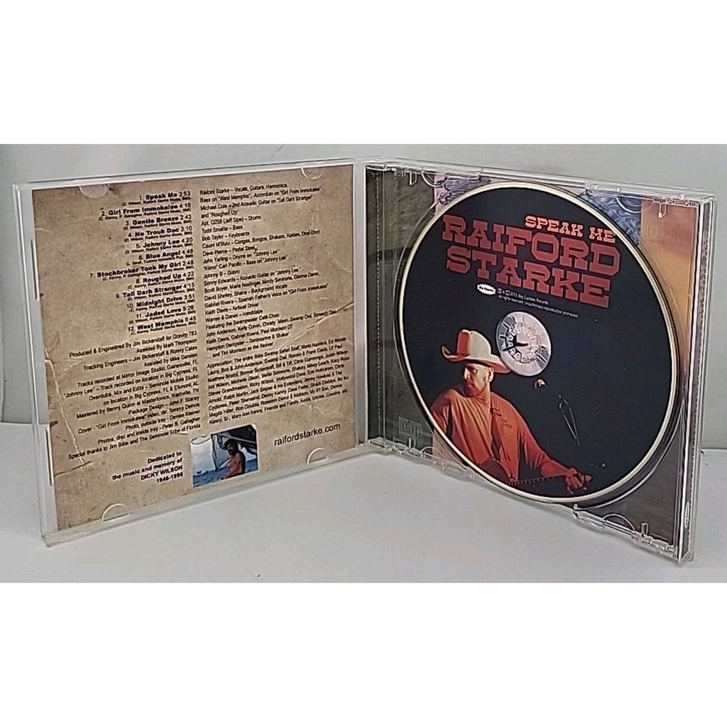 Speak Me By Raiford Starke CD