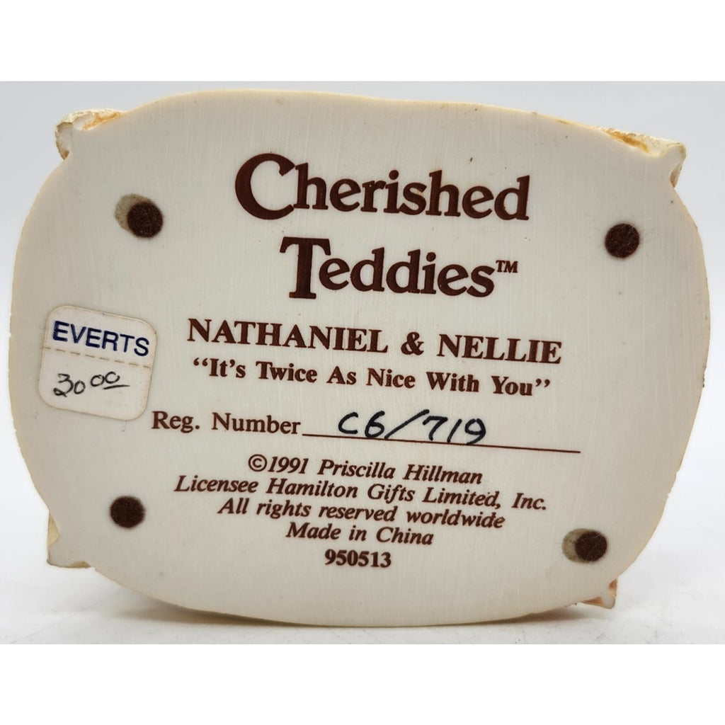 Cherished Teddies Nathaniel and Nellie Twice As Nice With You # 950513