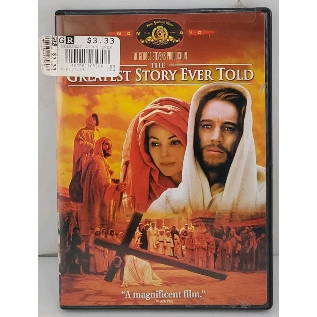 The Greatest Story Ever Told (DVD, 1965)