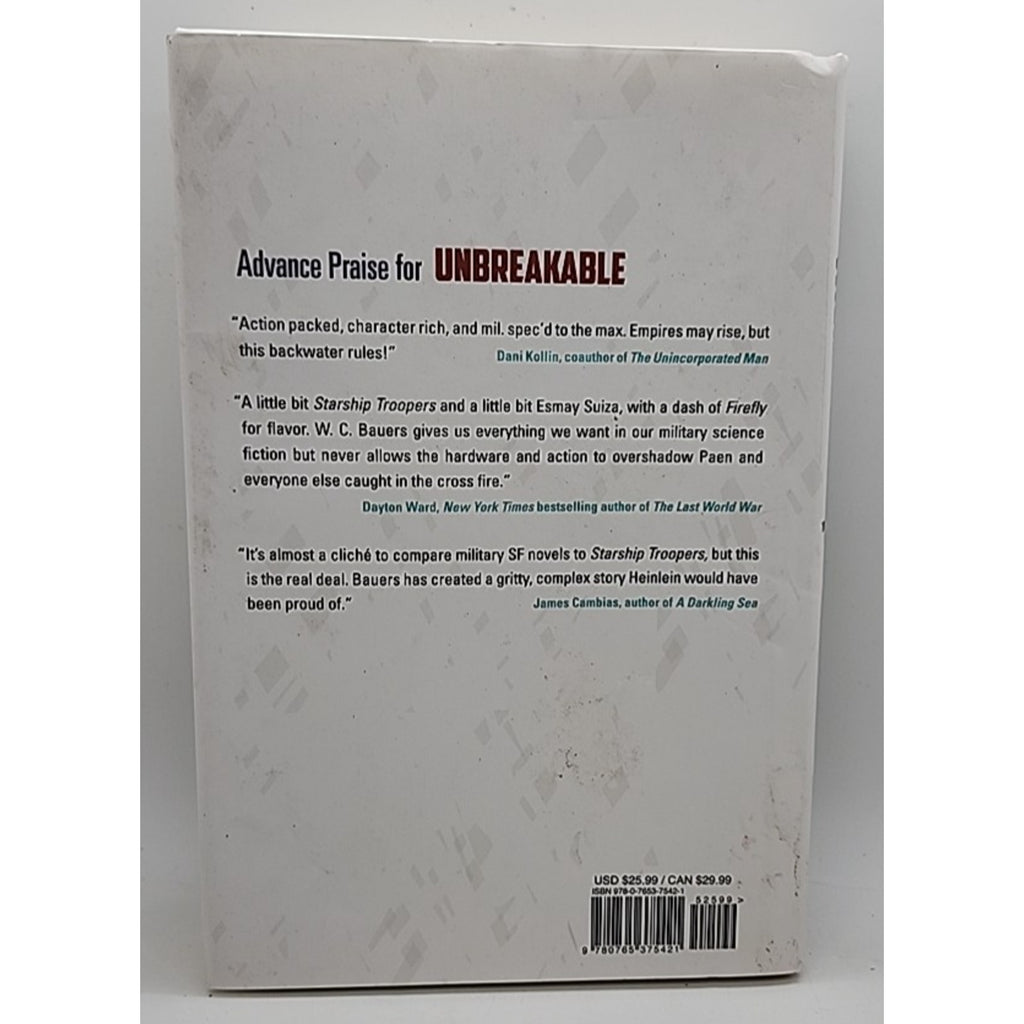 Unbreakable by W. C. Bauers (2015, Hardcover)