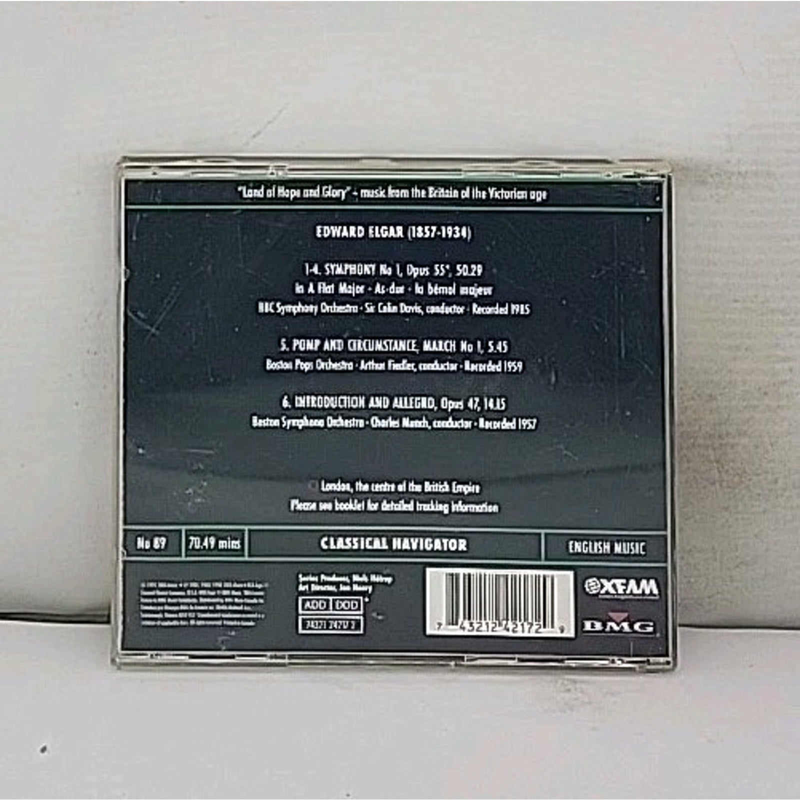 Elgar - Symphony No 1 - Sir Colin Davis CD